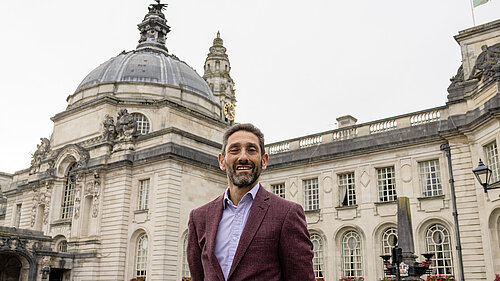 Rodney Berman at Cardiff City Hall